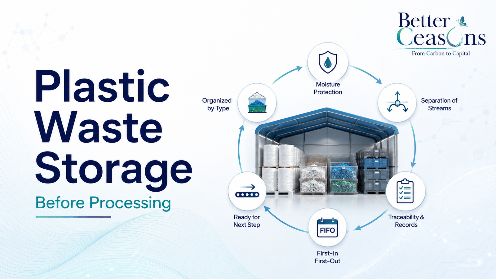Plastic Waste Storage Practices Before Processing